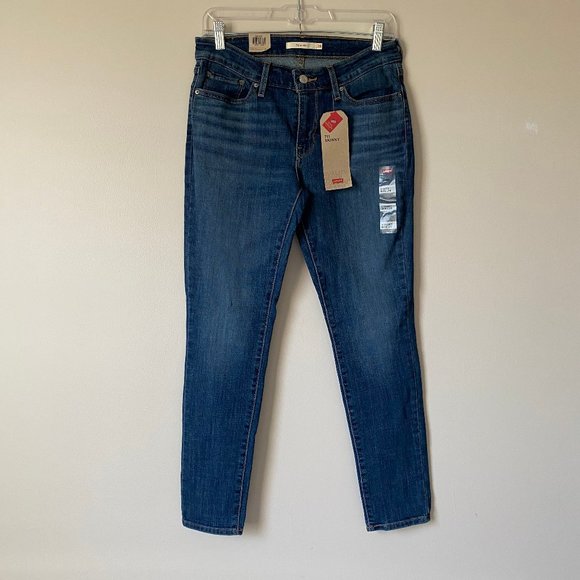 New Levi’s 711 Skinny Blue Jeans Size 6 - Picture 2 of 6